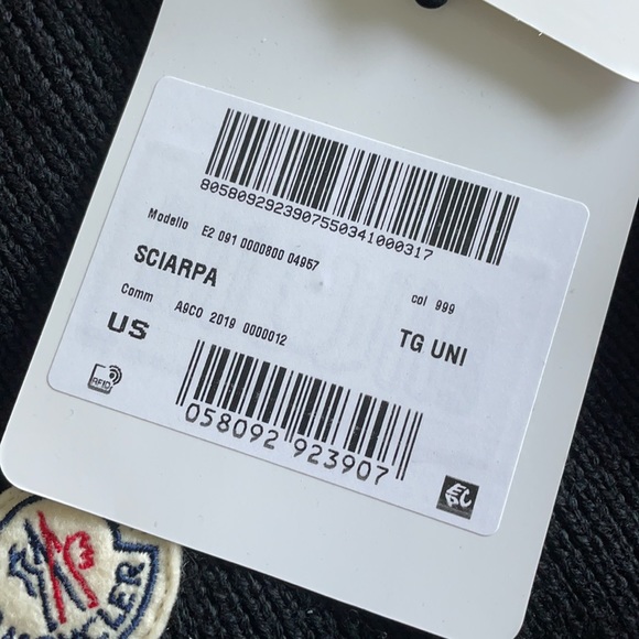 NWT Moncler Scarf - Picture 4 of 10